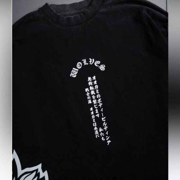 Darc Sport SAMURAI COURAGE "SIDE BY SIDE" OVERSIZED TEE IN BLACK - Picture 11 of 12